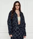 Куртка женская Hugo джинсовая с узором, синий - фото