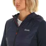 Флис Slam Active Hood Hybrid full zip, синий - фото 6