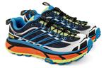 Кроссовки HOKA ONE ONE Mafate Three2 Black Diva Blue, черный/синий/оранжевый - фото 2