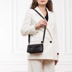 Сумка polished pebble leather tabby shoulder bag 20 Coach, черный - фото 4