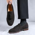 Лоферы мужские Weishibangwei, коричневый - фото 11