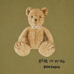 Футболка Palm Angels Bear In Mind Tee, Army Green/Brown - фото 3