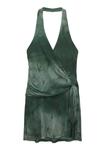 Платье PULL&BEAR Jersey dress, Green - фото 6