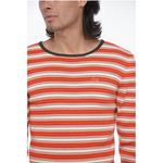 MAN Свитер в тонкую полоску с вышитым логотипом Erl, Multicolor - фото 3