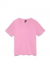 Vmpaulina ss vneck noos basic tshirt Vero Moda, Bonbon - фото 4