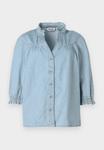 Блуза ONLY ONLRAYA SHIRT , Light Blue Denim/Light-Blue Denim - фото 5