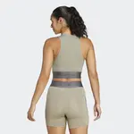 Женский топ Adidas Hyperglam Training, зеленый - фото 2