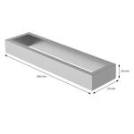 Полотенцедержатель, серебряный - фото 4