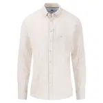 Рубашка Fynch Hatton 15046160 Linen Fine Stripe, бежевый - фото