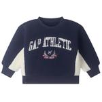 Детский свитшот Pre-school GAP, коричневый - фото 3