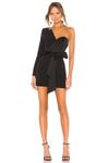 Платье мини NBD Monsieur, черный - фото