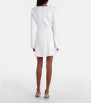 Мини-платье с пайетками Self-Portrait, белый - фото 3