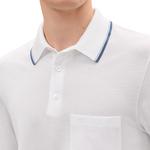 HERMES Белая поло SS25 для мужчин - фото 4