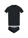 Комплект из Футболка и трусов для отдыха с логотипом Dsquared2, черный - фото