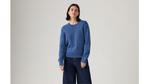 Пуловер Boyfriend Cable Crewneck Levi's, Indigo Blue - Light Wash - фото 2