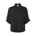 Рубашка Vero Moda Fabiana 3/4 sleeve, черный - фото 3