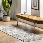 Ковер nuLOOM, 82 x 244 см, Olivia Transitional Moroccan, Beige - фото