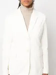 Вельветовый блейзер с карманами ASPESI, белый - фото 5