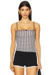Топ Arwyn от More To Come, black gingham - фото