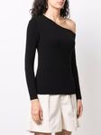 PAULA джемпер с открытыми плечами, черный - фото 3