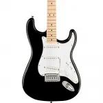 Электрогитара Squier Affinity Series Stratocaster с кленовым грифом, черная - фото