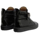 Кожаные кроссовки Coby Giuseppe Zanotti, черные - фото 4