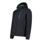 Мужская куртка CMP Softshell с капюшоном и застежкой-молнией 3A01787N - фото 3