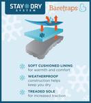 Женские ботинки BareTraps ACELYN, Dk Grey - фото 9