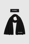 Шарф K/ESSENTIAL Karl Lagerfeld, черный - фото