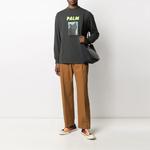 Толстовка мужская цементно-черная Palm Angels, черный - фото 2