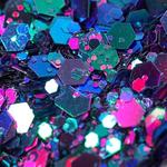 Пудра для ногтей Хамелеон - BEETLE EFFECT 04, Raisin - фото 2