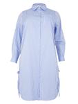 Платье-рубашка YOEK, цвет Light blue/White - фото