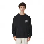 Свитшот с логотипом бейсбола унисекс черный MLB - фото 8