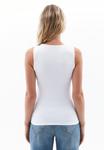 Топ SQUARE NECK OXXO, белый - фото 4