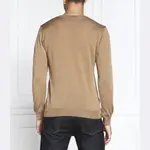 Шерстяной свитер обычного кроя Oscar Jacobson, коричневый - фото 3