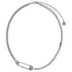 Колье в виде английской булавки VERSACE, серебро - фото 3