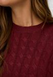 Джемпер Vero Moda AWLORELLA, Zinfandel/Bordeaux - фото 4