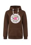 Худи Zwillingsherz Hoodie, Braun/Brown - фото 3