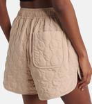 Стеганые шорты из твила Catrine Varley, Light Taupe - фото 5