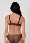 Бюстгальтер Etam PURE MESH, Chocolat/Dark Brown - фото 3
