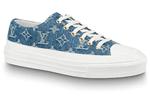 Кроссовки lv stellar low top denim blue Louis Vuitton, синий - фото 2