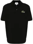 Рубашка поло с логотипом Lacoste, черный - фото