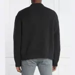 Свитер оверсайз с добавлением шерсти Hugo, черный - фото 3