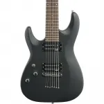 Электрогитара Schecter C-7 Deluxe для левшей, сатиновый черный - фото
