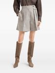 Brunello Cucinelli шорты со складками, серый - фото 3