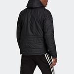 Стеганая куртка мужская черная Adidas, черный - фото 3