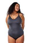 Купальник-бралетт Swim by Zizzi, антрацит - фото 3