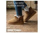 Ботинки Minnetonka Mavie Slipper Boot, коричневый - фото 7