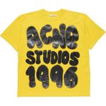 Футболка Sprayed Crewneck 1996 Acne Studios, желтый - фото 3