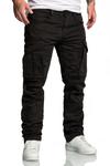 Брюки чинос Amaci&Sons Cargo Jogger WYATT, черный - фото